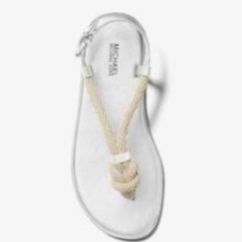 Michael Kors Holly Rope Sandal silver